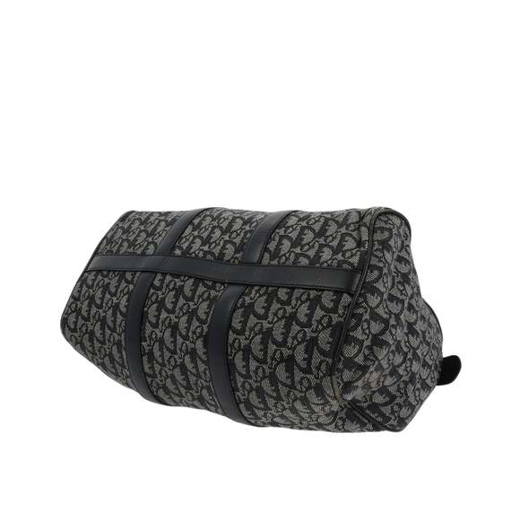 CHRISTIAN DIOR Bowling Handbag in Blue Fabric - Picture 5 of 13